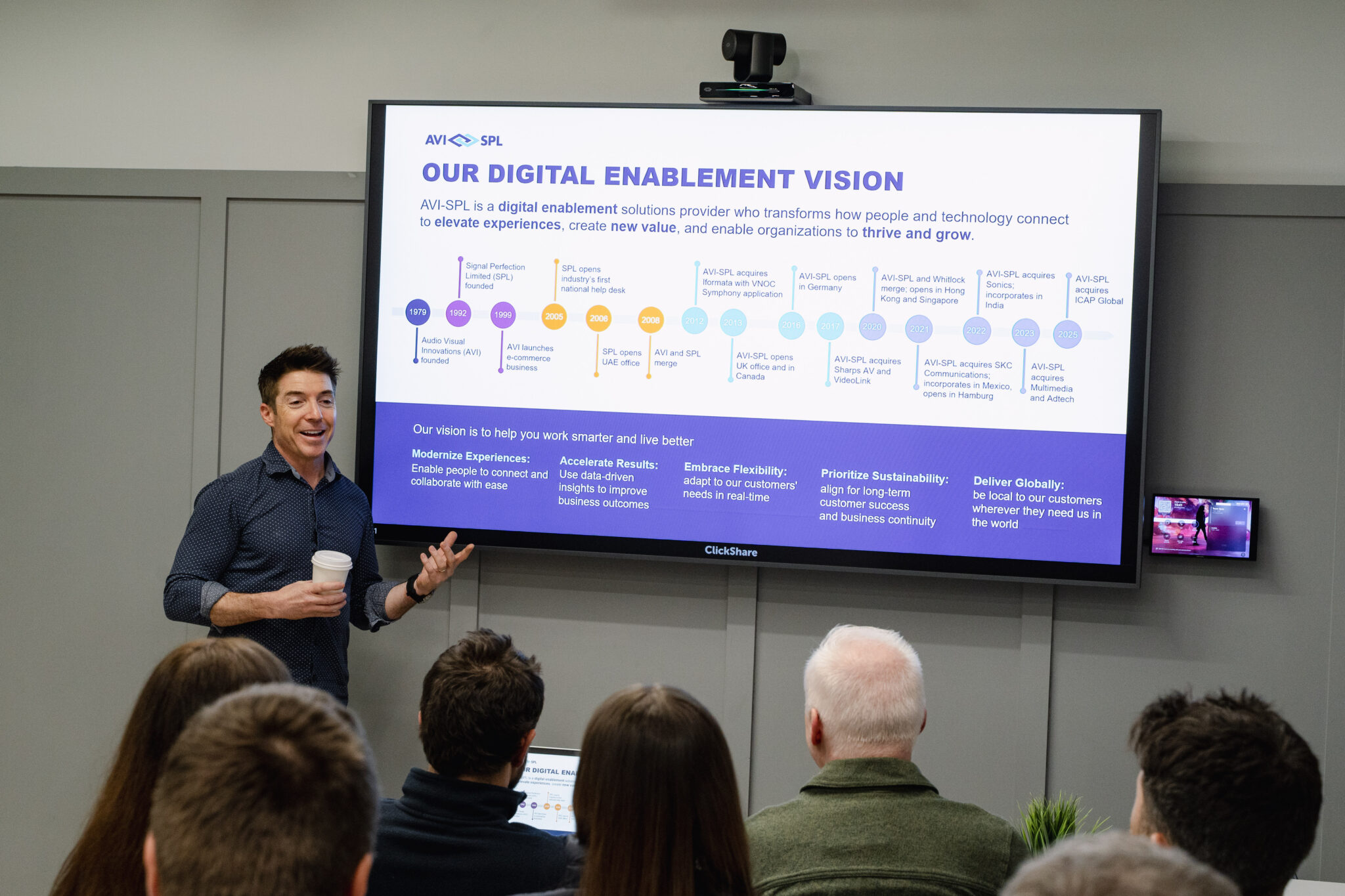 The AVI-SPL Customer Experience Centre tells a story: of flow, function, and focus,