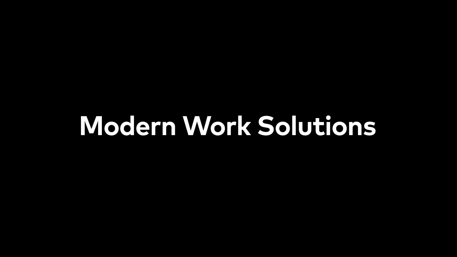 Modern Work Solutions