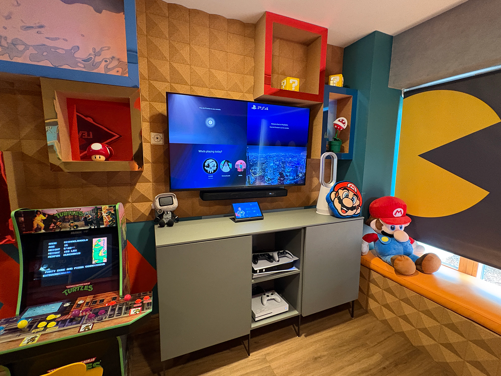 AVI-SPL Gives Back project at LauraLynn in Ireland, featuring the Level Up Lounge with gaming displays, consoles and a space designed for teenagers.